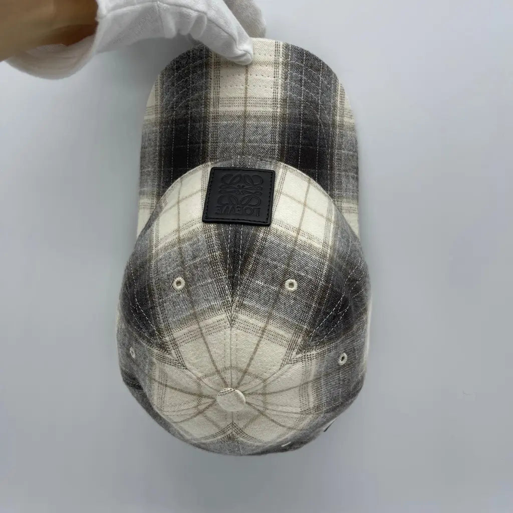 Loewe Patch Cap Tartan Check