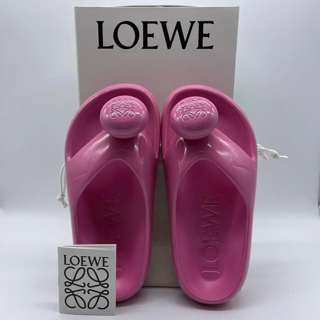 Loewe Foam Pebble Toe Post Glossy Size36