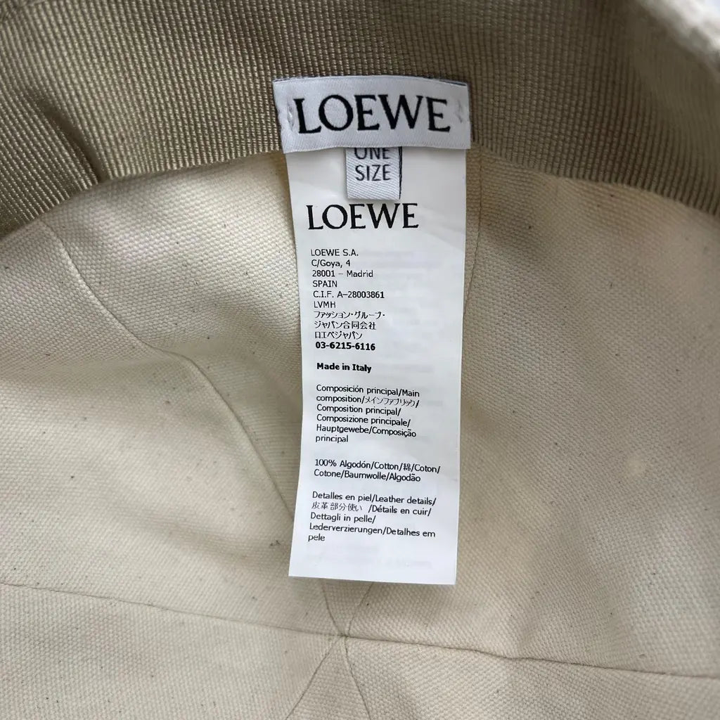 Loewe Patch Cap Tartan Check