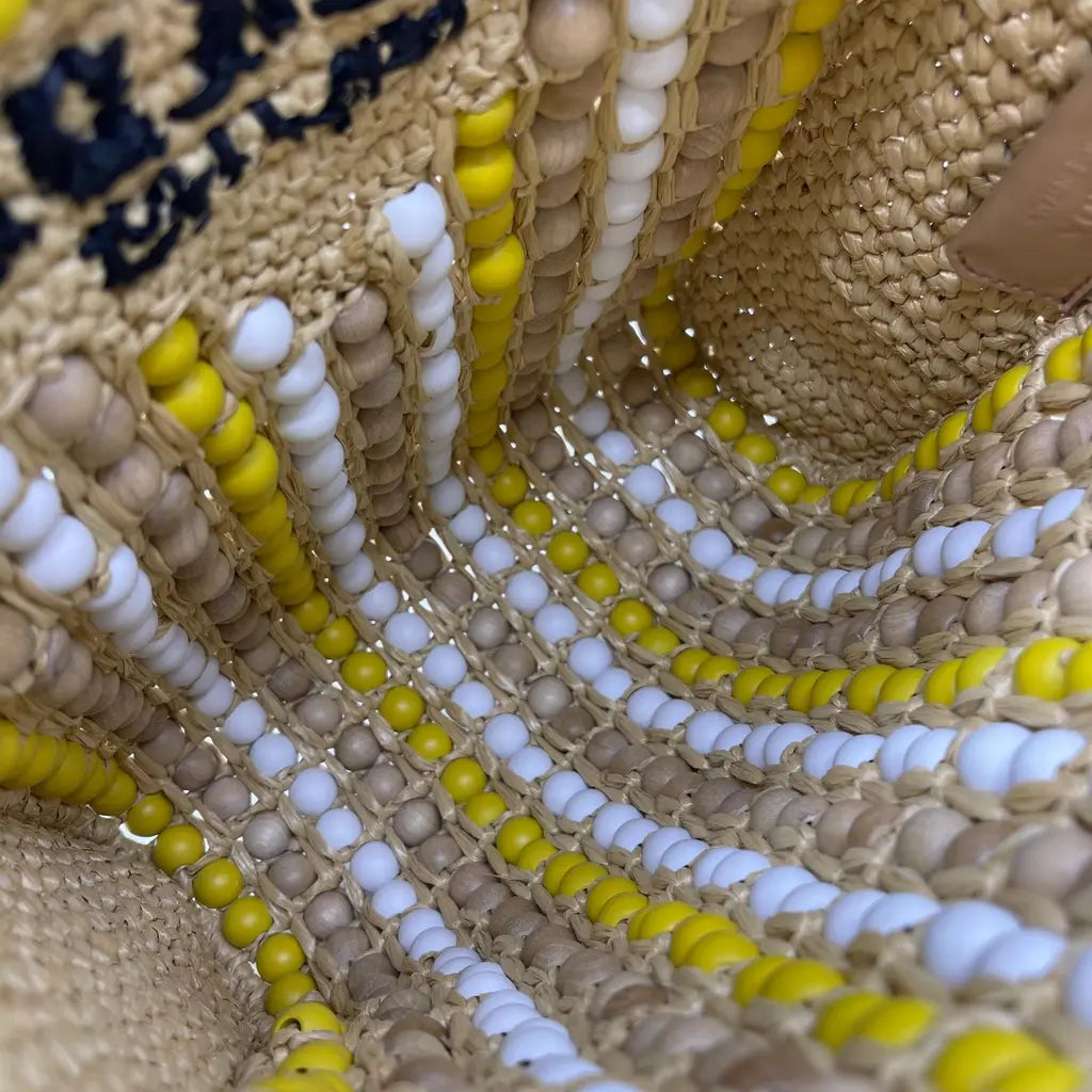 Prada Rafia + Legno Bag