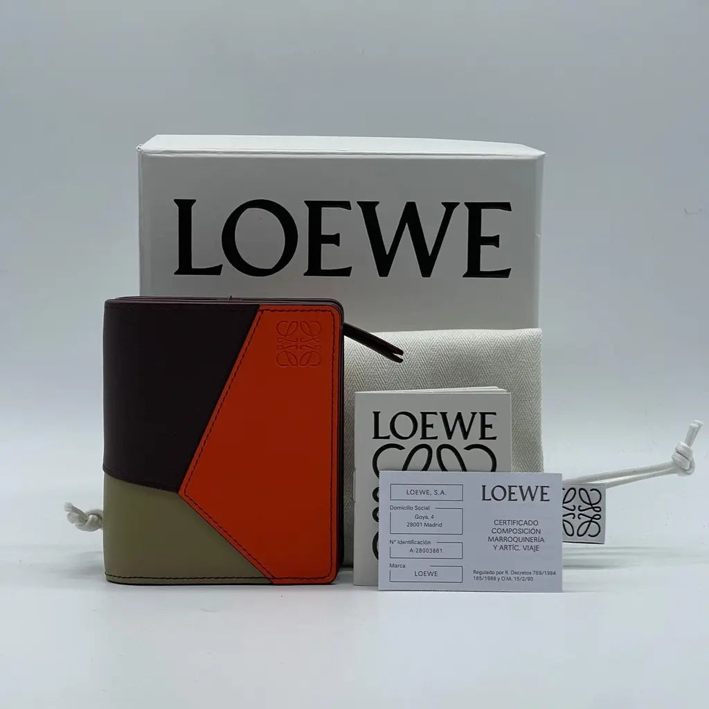 Loewe Puzzle Compact Zip Wallet