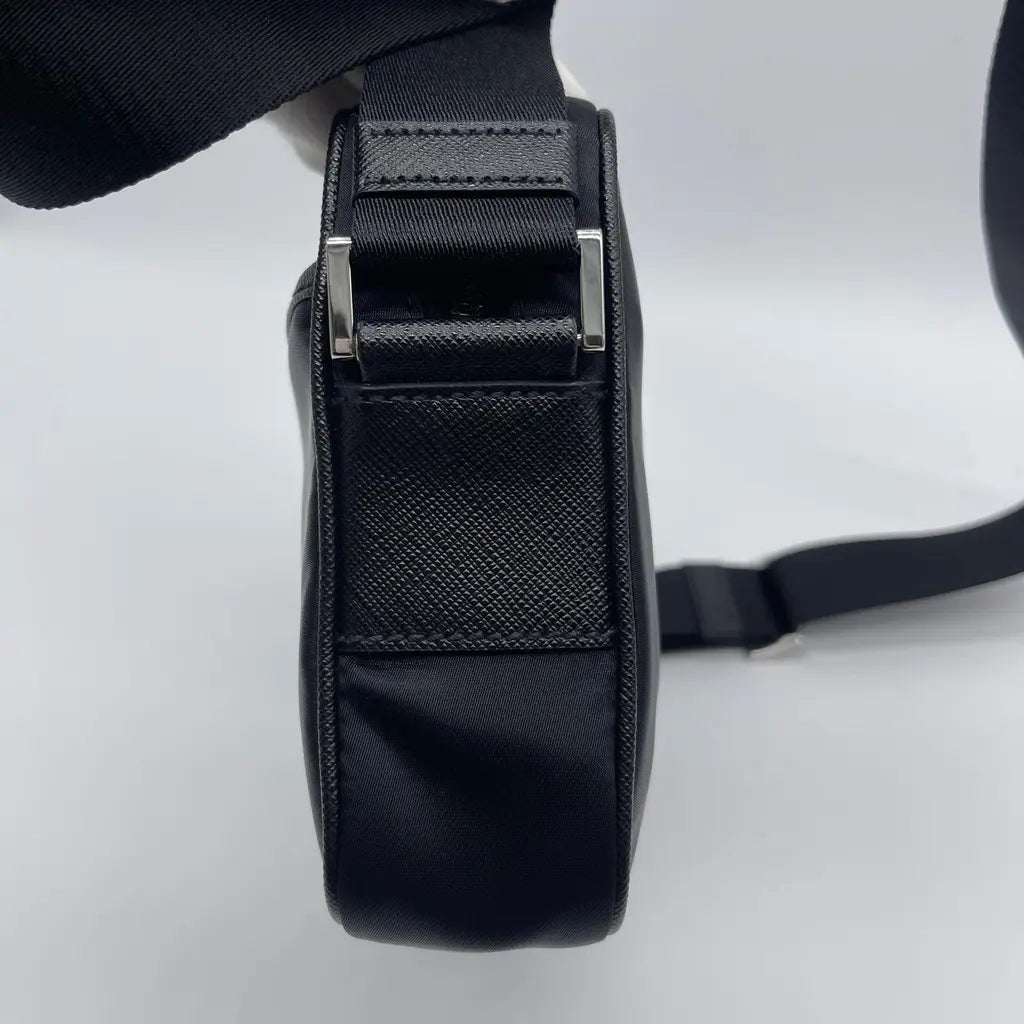 Prada Tessuto + Saffiano Shoulder Bag