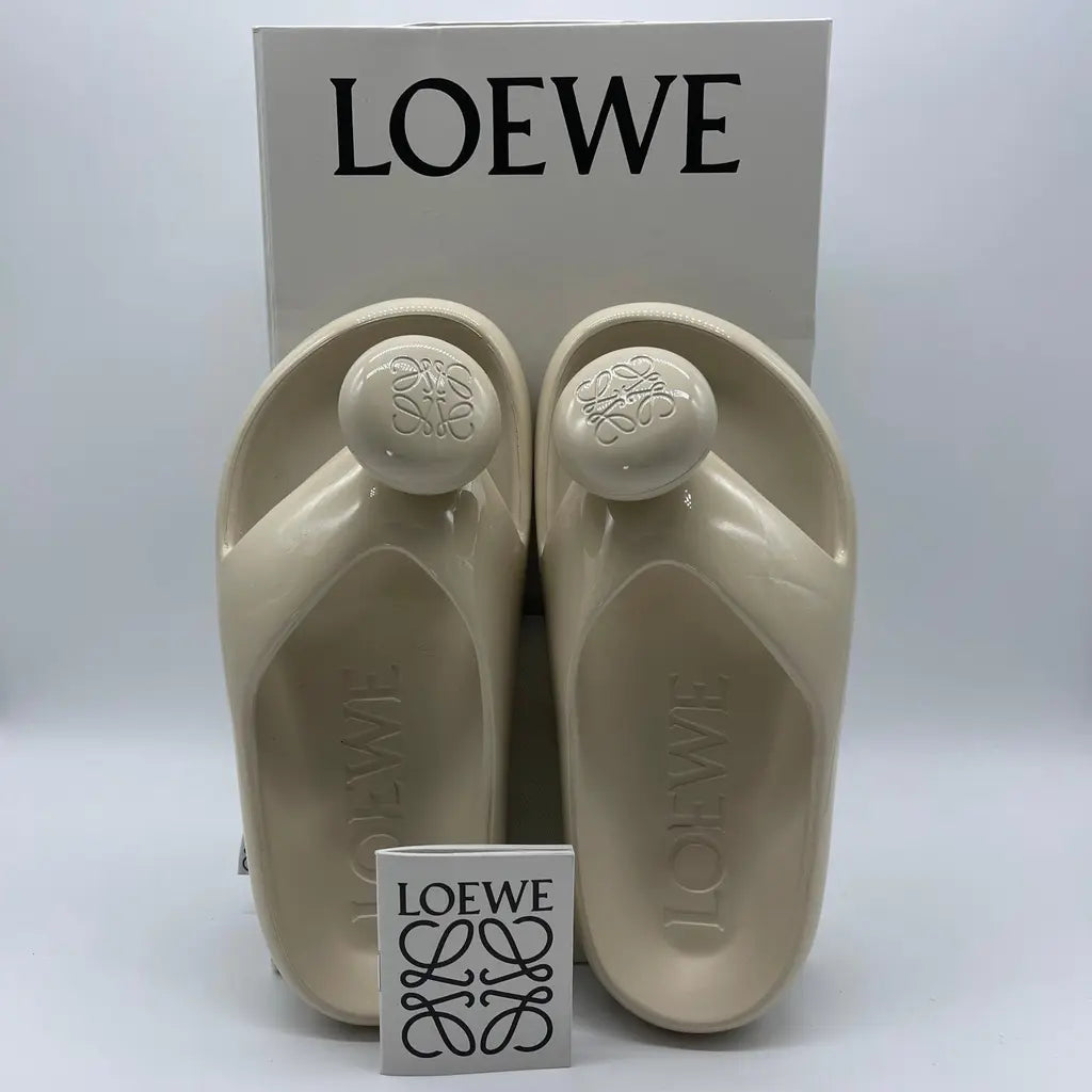 Loewe Foam Pebble Toe Post Glossy Size36