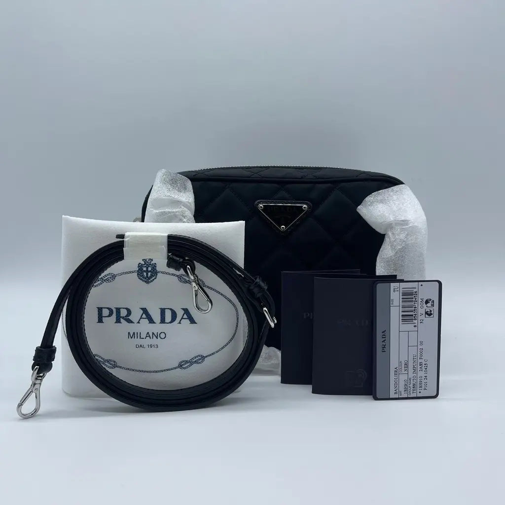 Prada Tessuto Impuntu Hand/Crossbody Bag