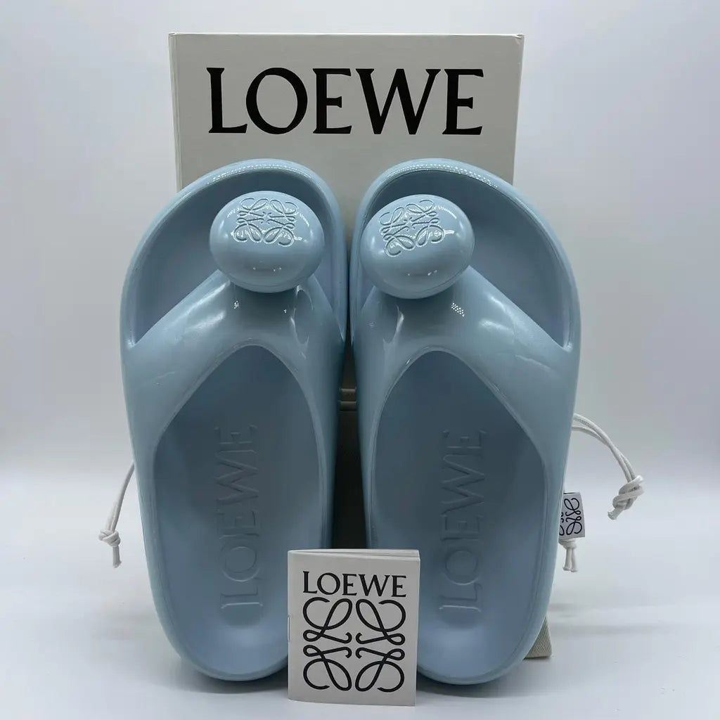 Loewe Foam Pebble Toe Post Glossy Size37