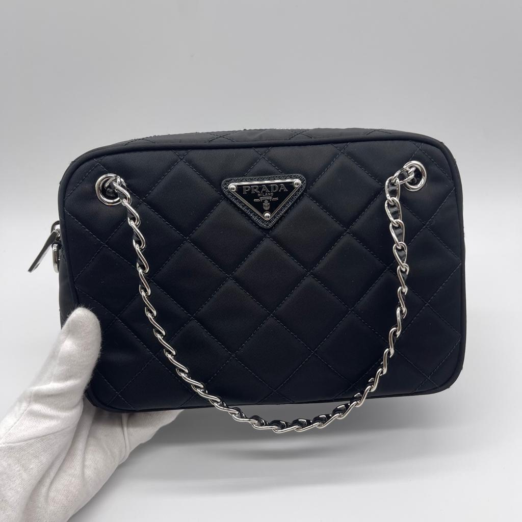 Prada Tessuto Impuntu Hand/Crossbody Bag
