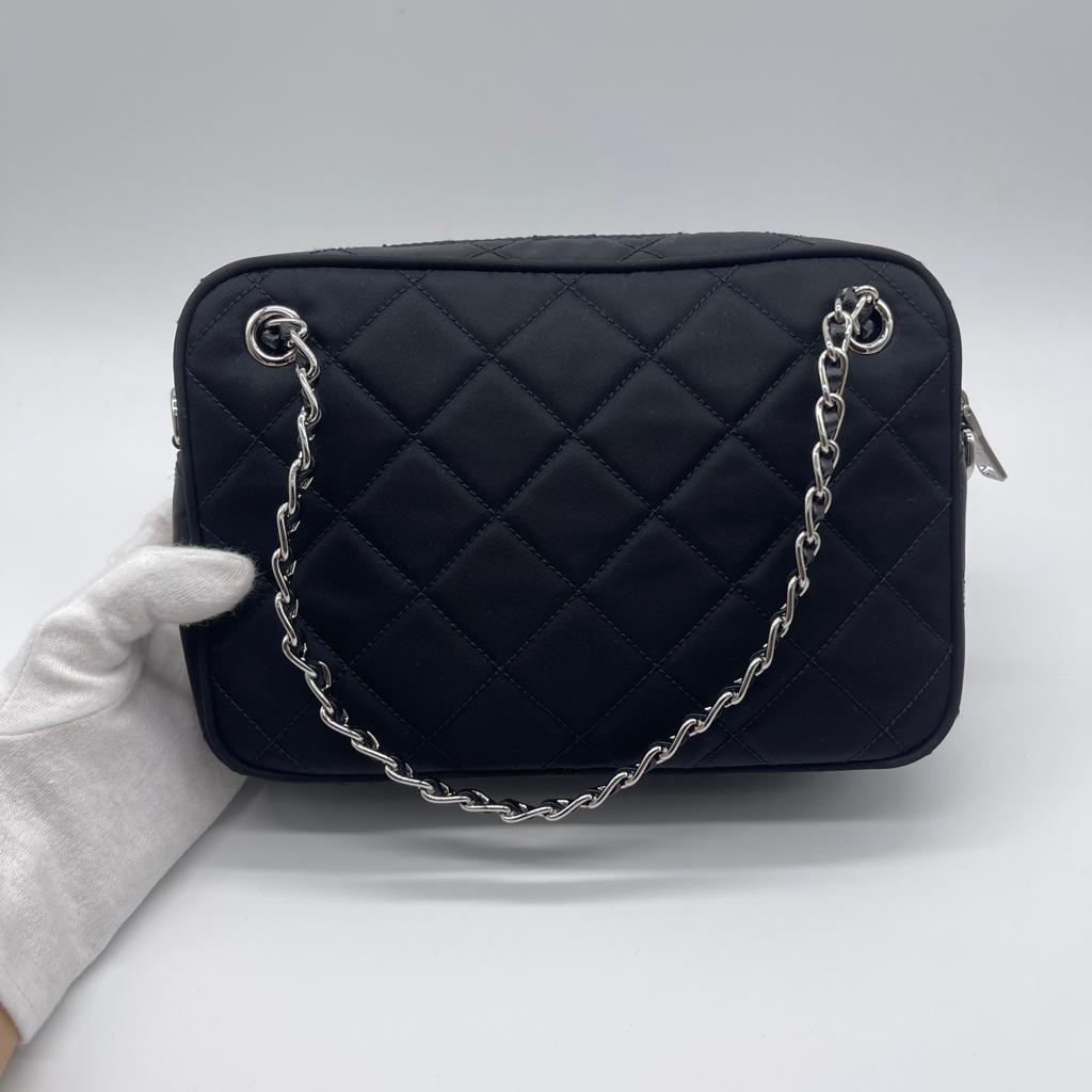 Prada Tessuto Impuntu Hand/Crossbody Bag