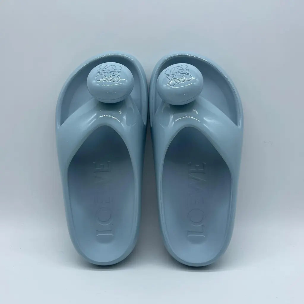 Loewe Foam Pebble Toe Post Glossy Size37