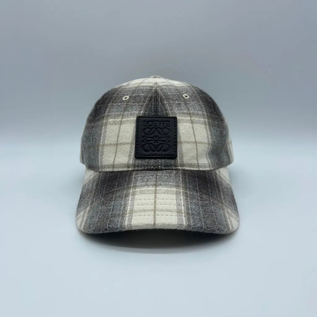 Loewe Patch Cap Tartan Check