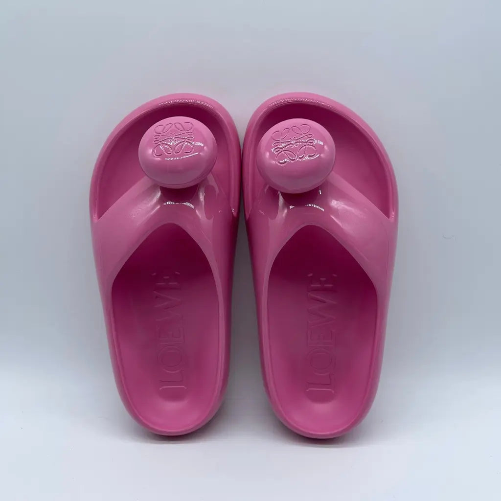 Loewe Foam Pebble Toe Post Glossy Size36