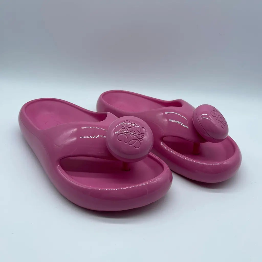Loewe Foam Pebble Toe Post Glossy Size37