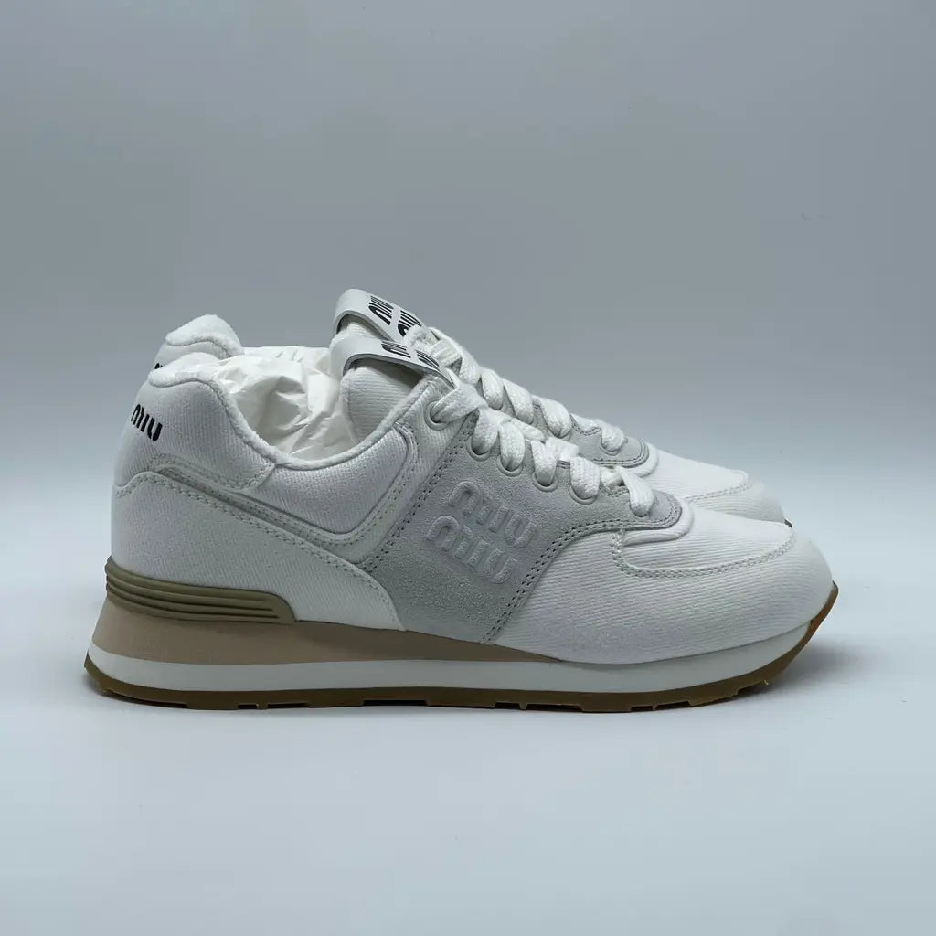 Miu Miu Denim Washed Sneaker Size 36