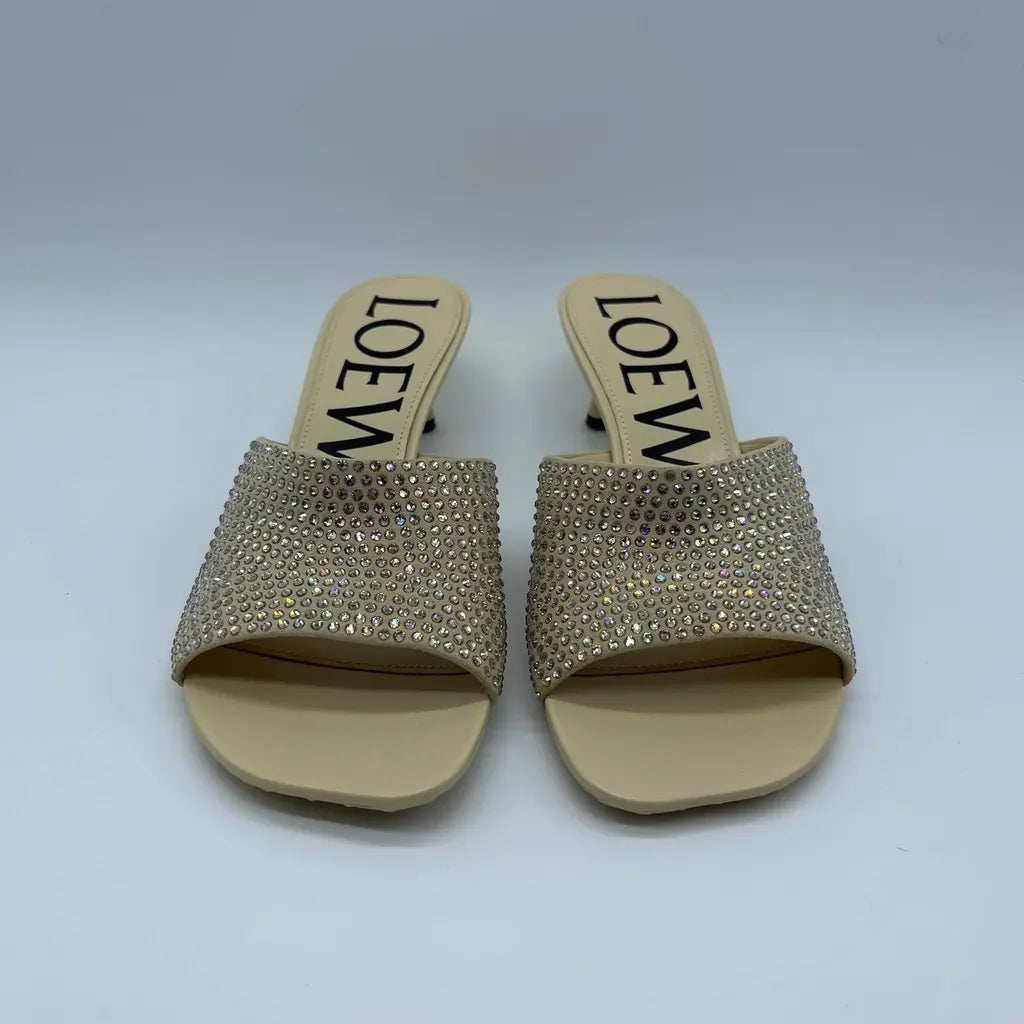 Loewe Petal Strassed Mule 45 Size 36