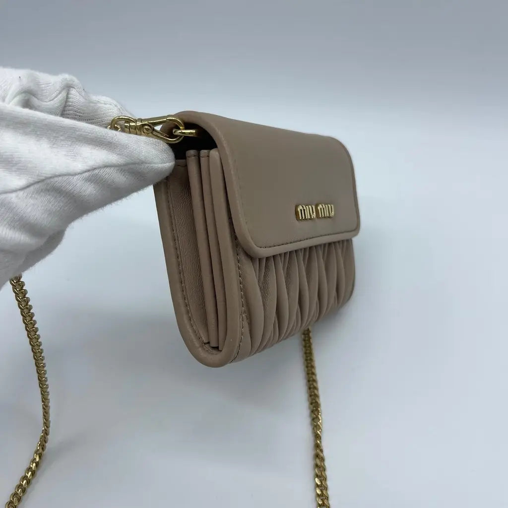 Miu Miu Chain Wallet