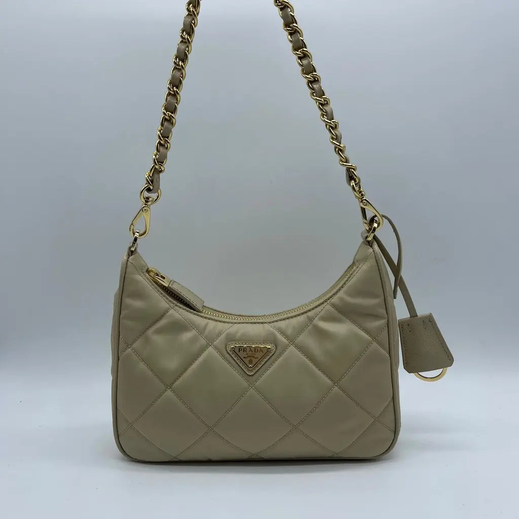 Prada Tessuto Impuntu Hand/Shoulder Bag