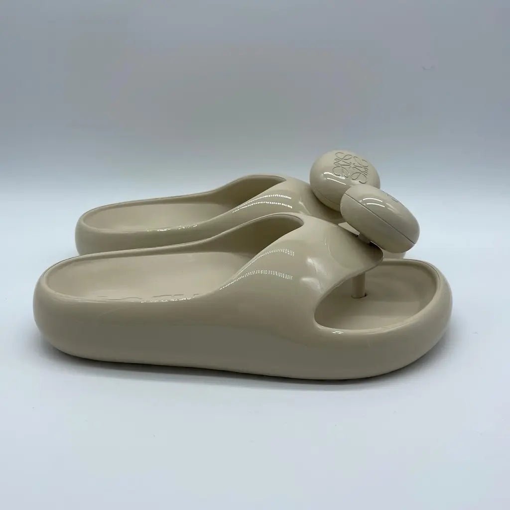 Loewe Foam Pebble Toe Post Glossy Size36