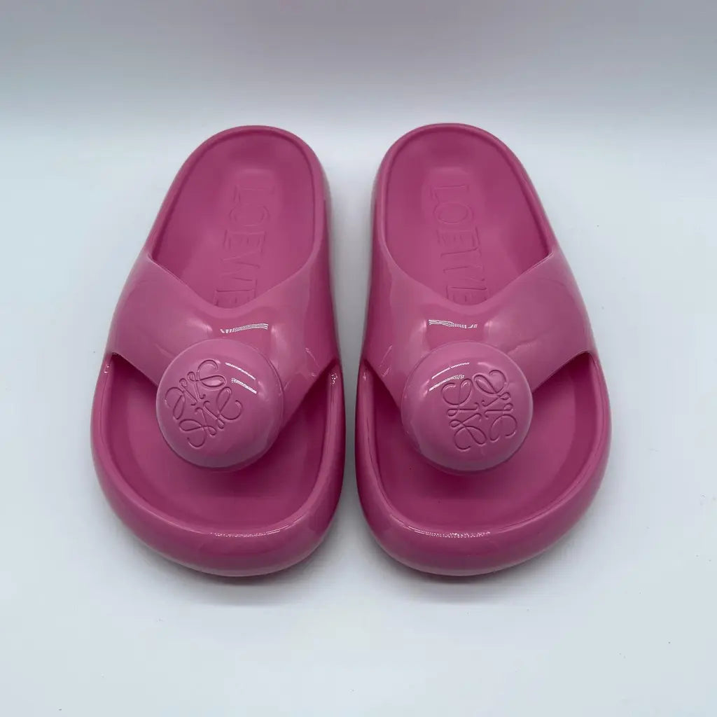 Loewe Foam Pebble Toe Post Glossy Size37
