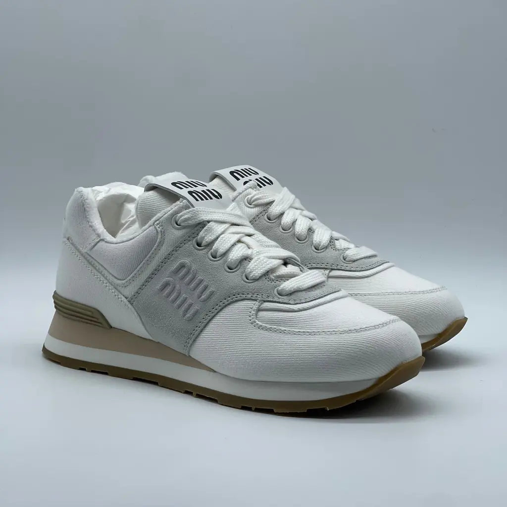 Miu Miu Denim Washed Sneaker Size 36