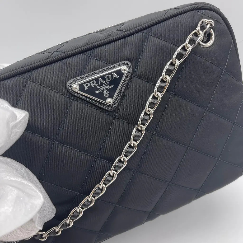 Prada Tessuto Impuntu Hand/Crossbody Bag