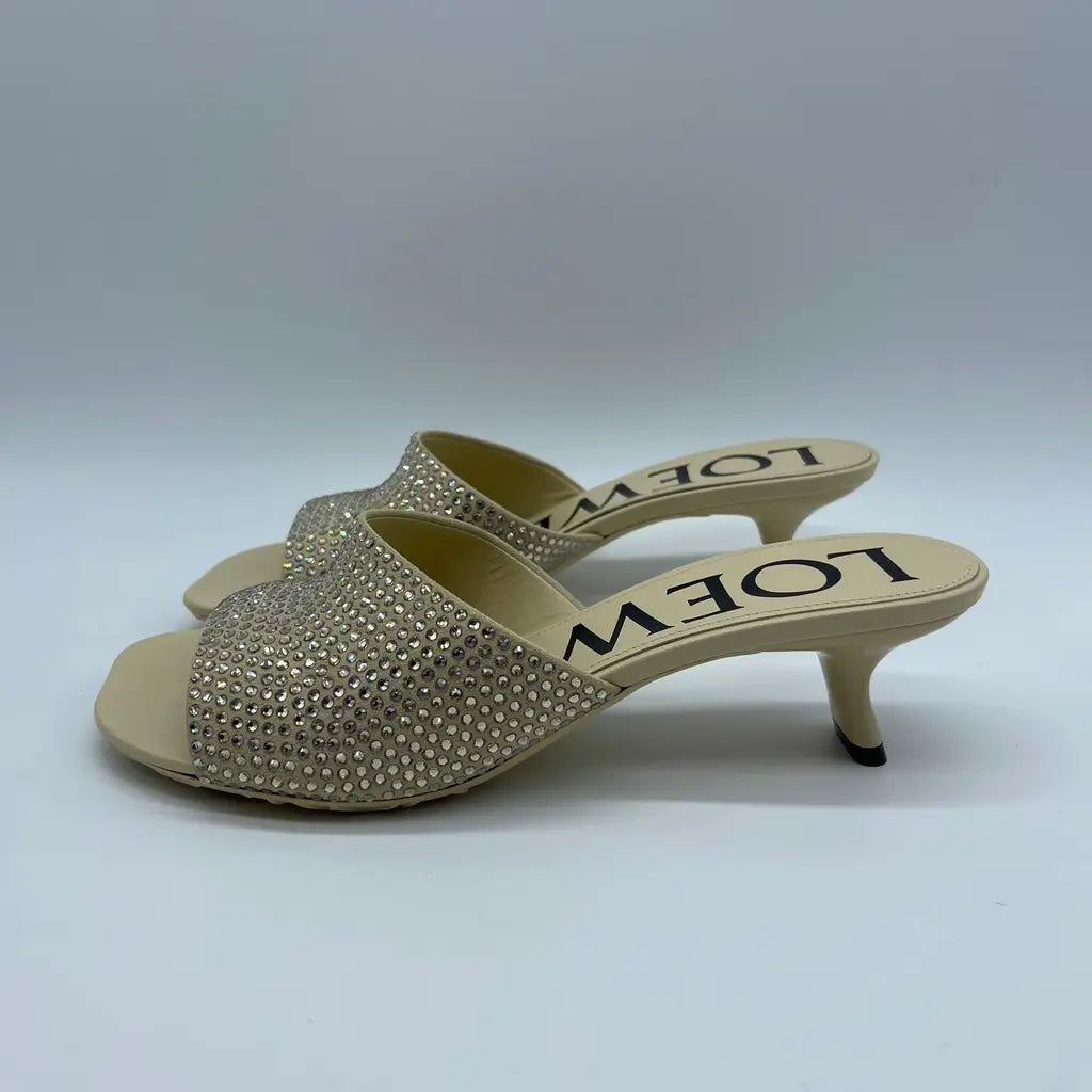 Loewe Petal Strassed Mule 45 Size 36