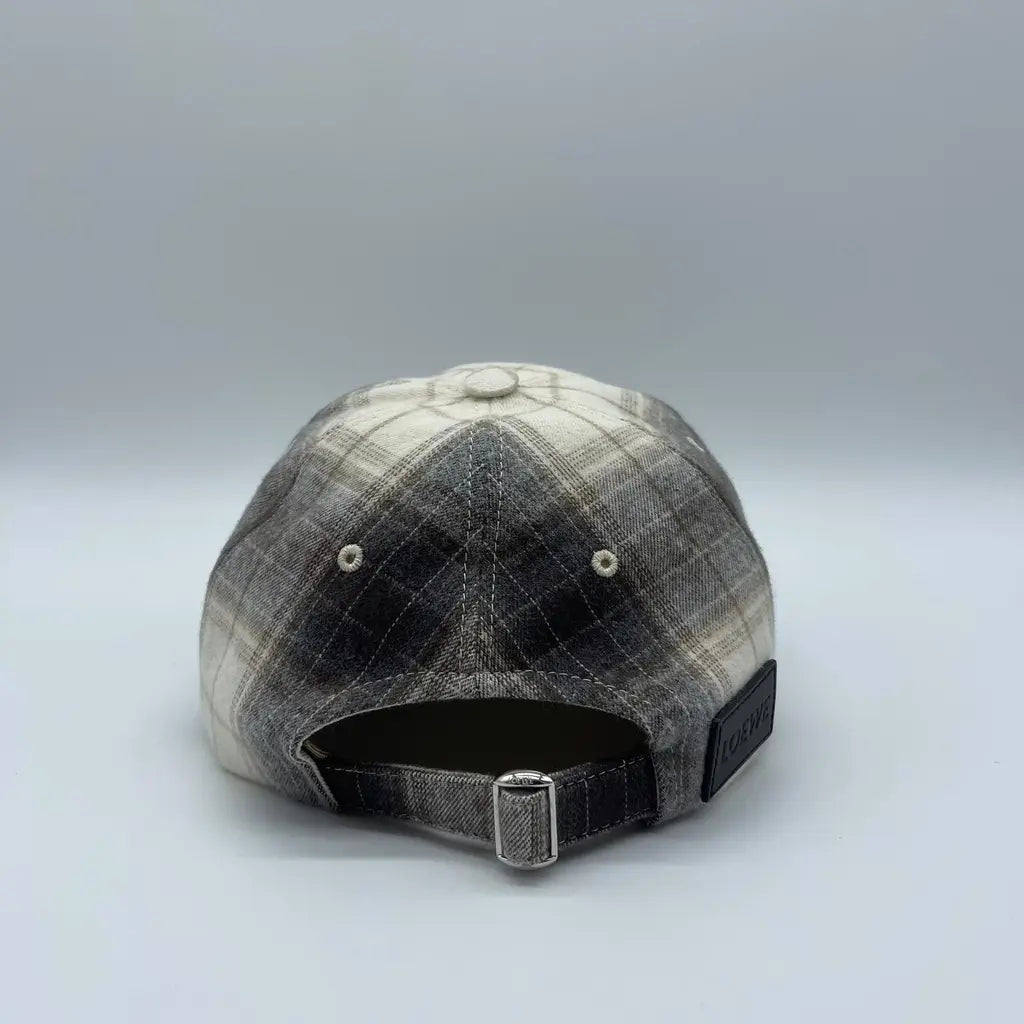 Loewe Patch Cap Tartan Check