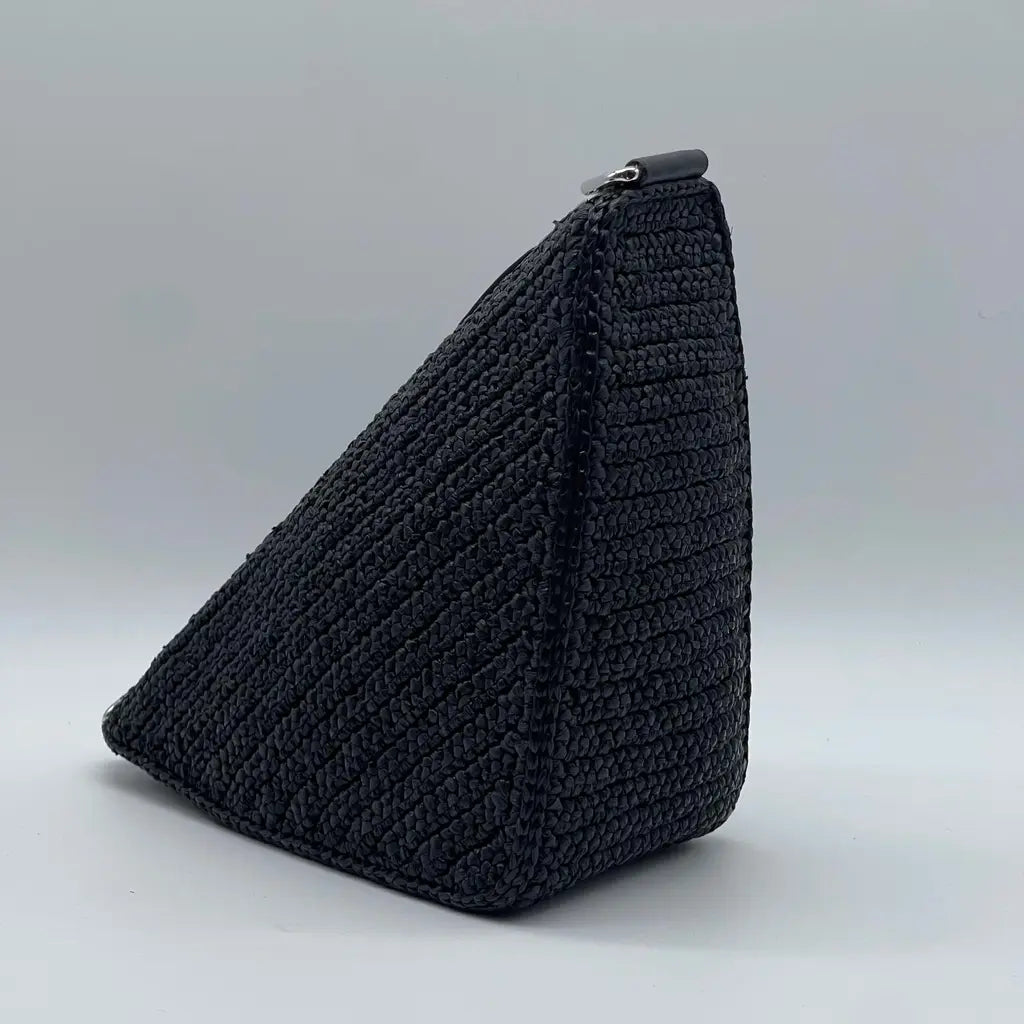 Prada Rafia Triangle Bag