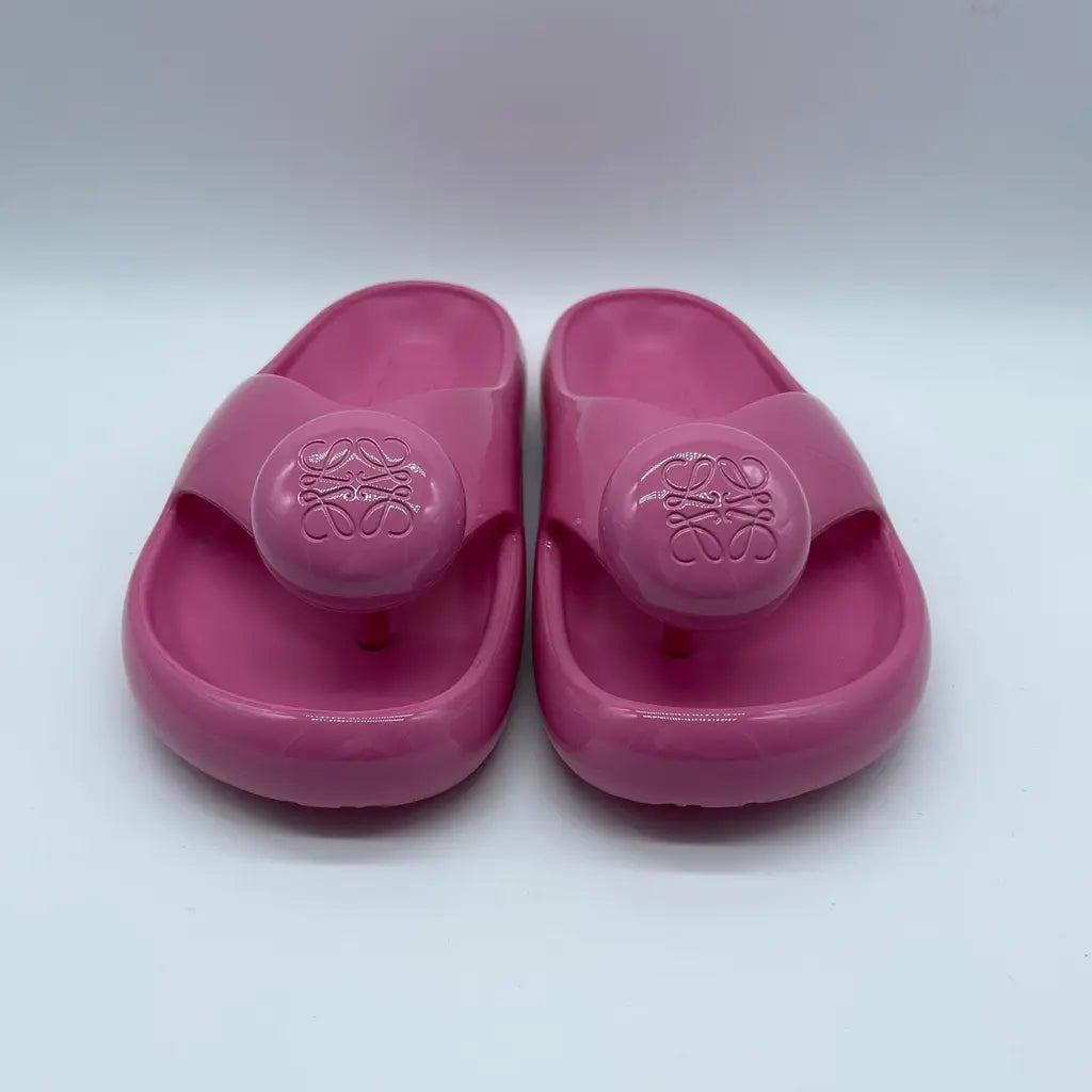 Loewe Foam Pebble Toe Post Glossy Size36
