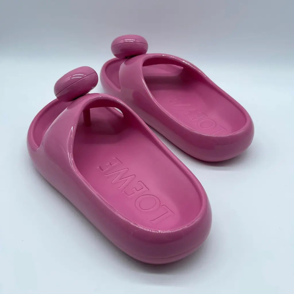 Loewe Foam Pebble Toe Post Glossy Size37