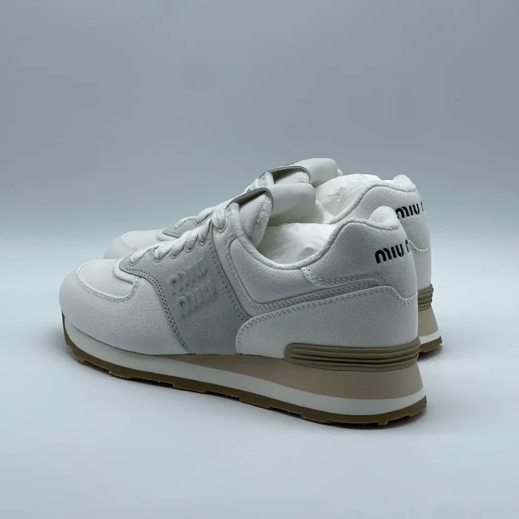 Miu Miu Denim Washed Sneaker Size 36
