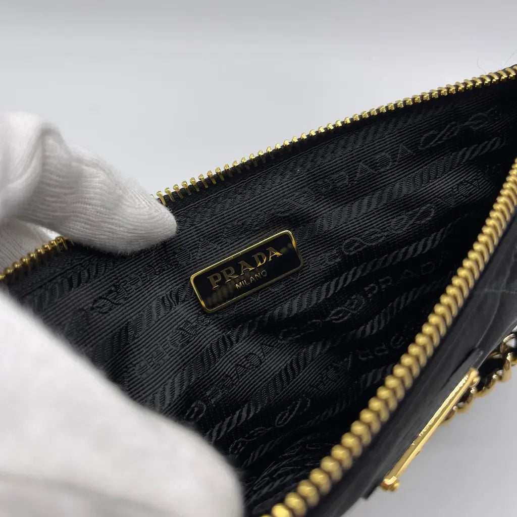Prada Tessuto Impuntu Small Bag/Pouch