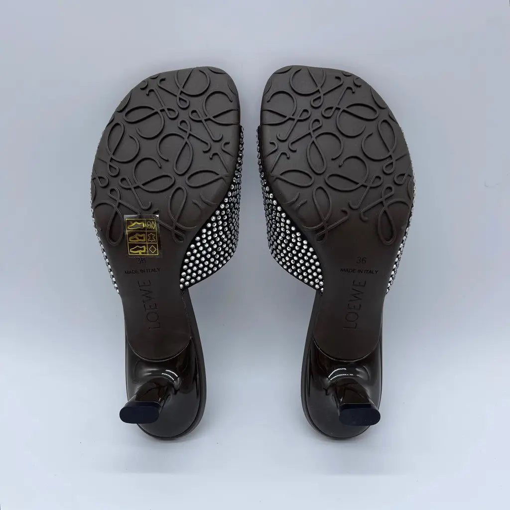 Loewe Petal Strassed Mule 45 Size36