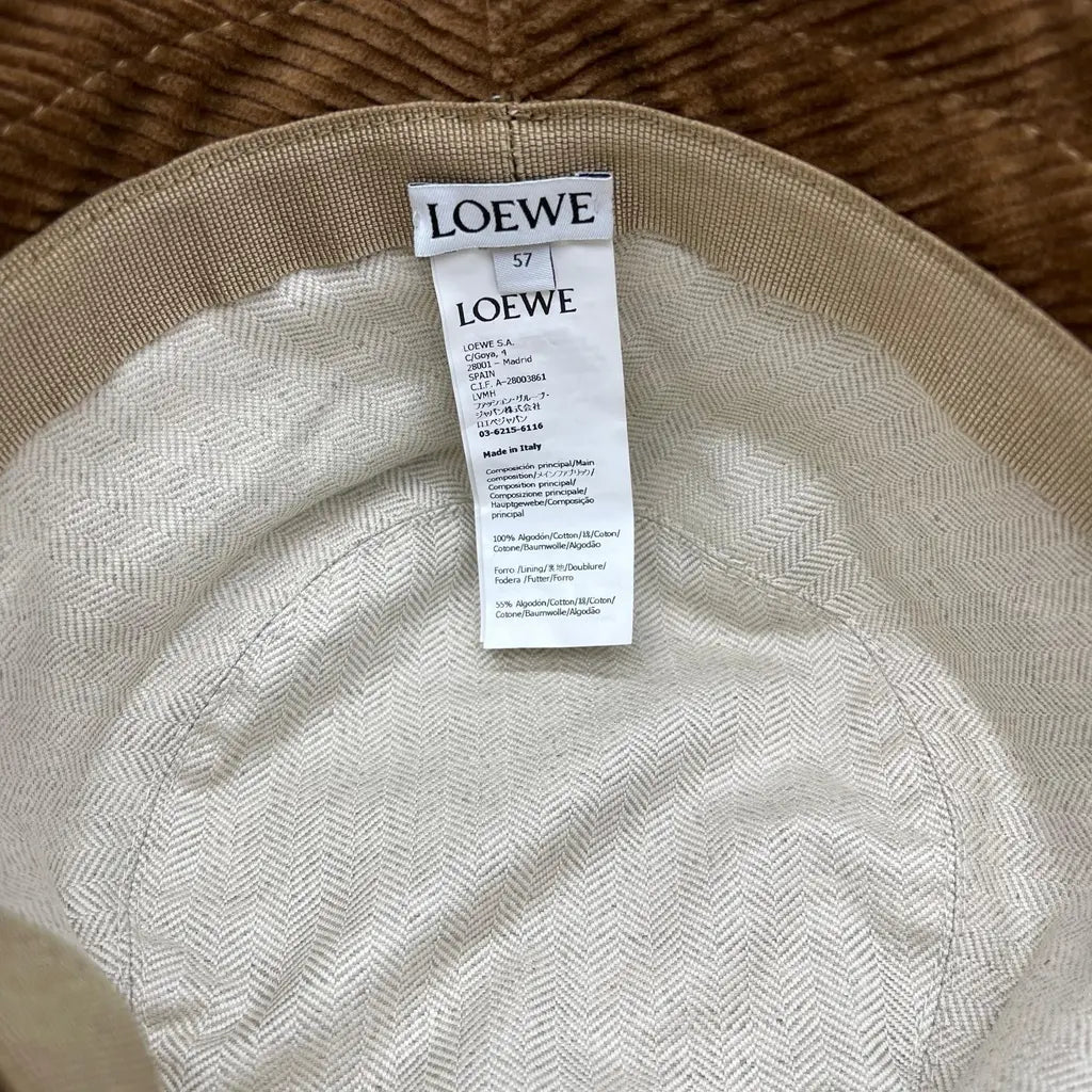 Loewe Lemur Bucket Hat Size 57
