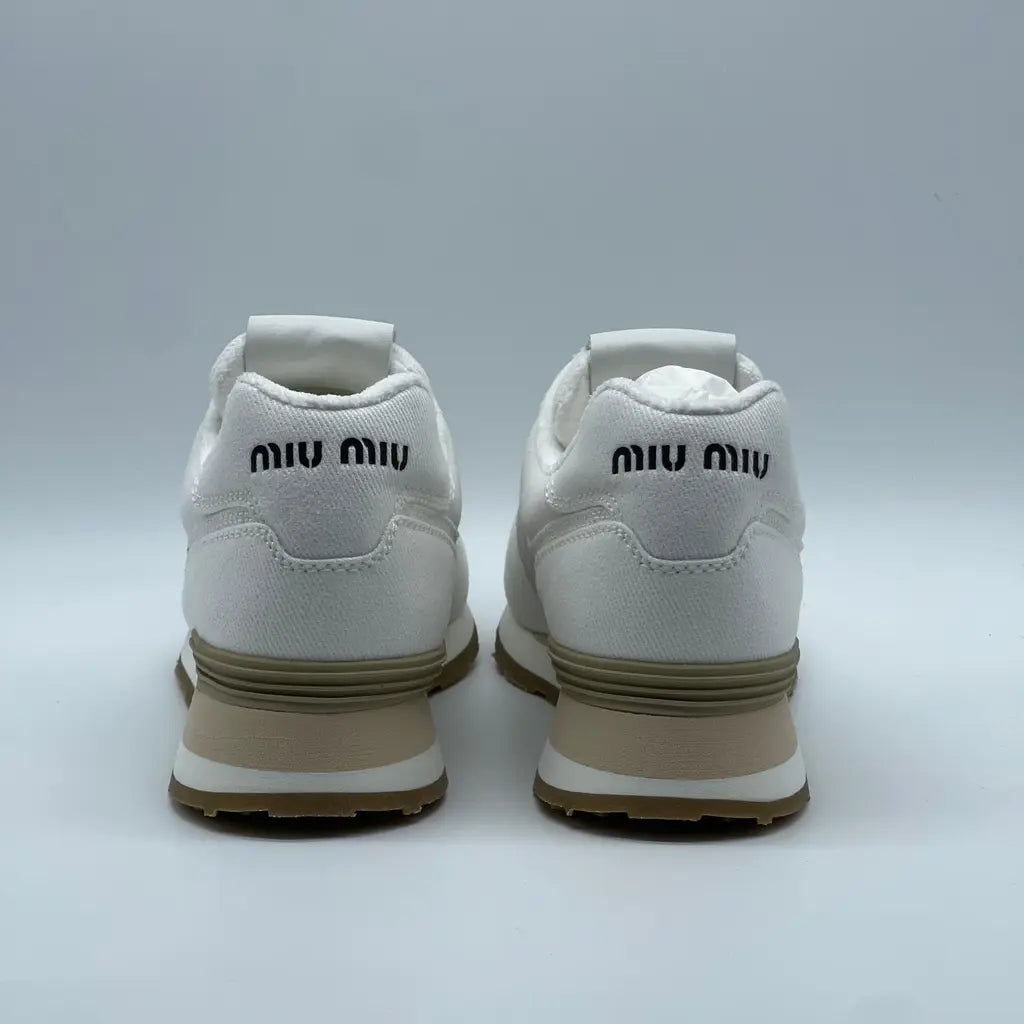Miu Miu Denim Washed Sneaker Size 36