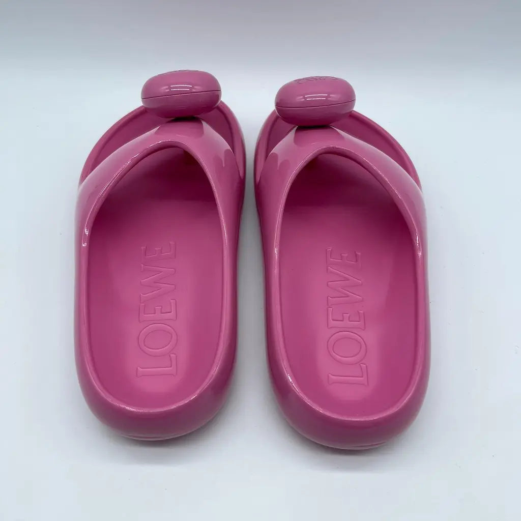 Loewe Foam Pebble Toe Post Glossy Size36
