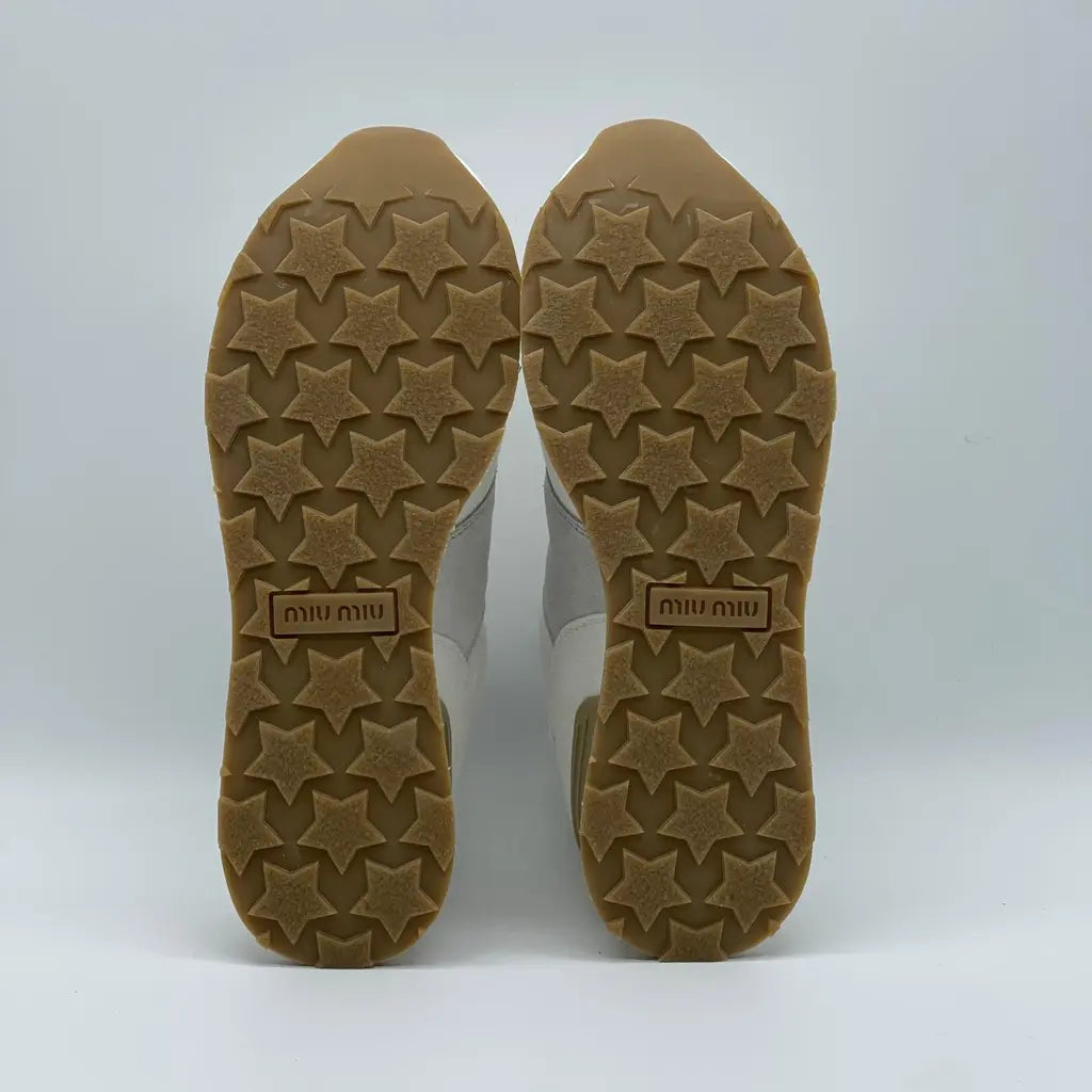 Miu Miu Denim Washed Sneaker Size 36