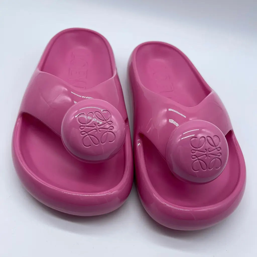 Loewe Foam Pebble Toe Post Glossy Size36
