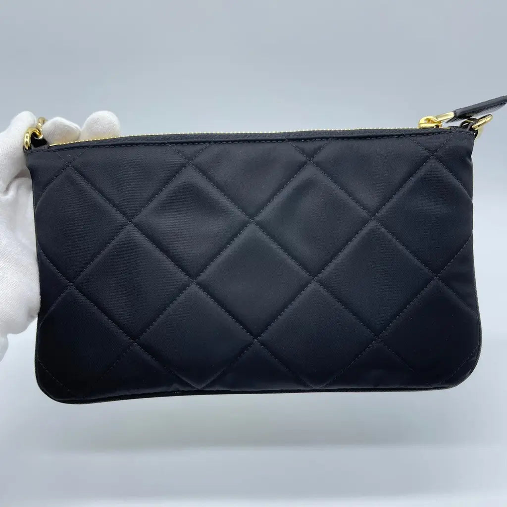 Prada Tessuto Impuntu Small Bag/Pouch