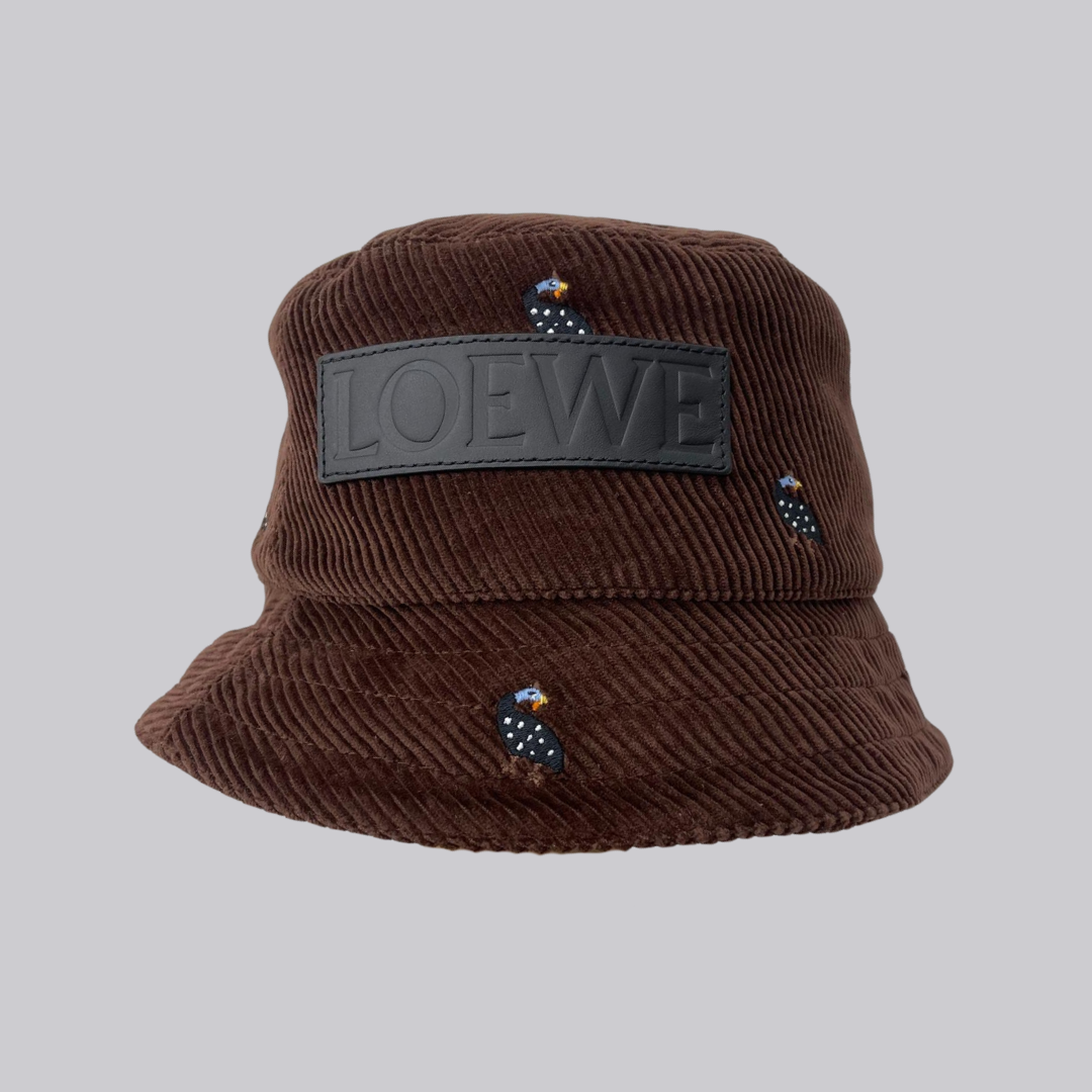 Loewe Guine a Fowl Bucket Hat Size 59