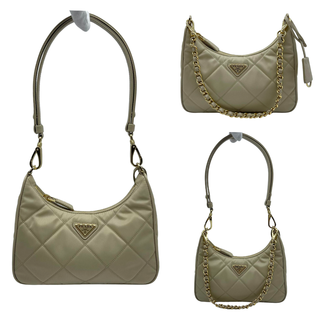 Prada Tessuto Impuntu Hand/Shoulder Bag