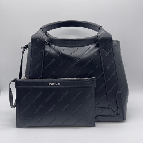 Balenciaga Navy Cabas S Bag