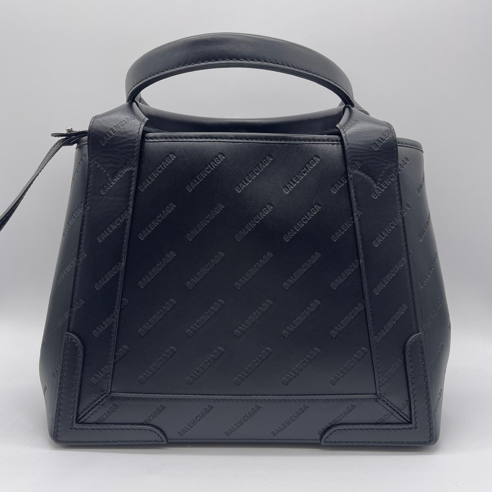 Balenciaga Navy Cabas S Bag