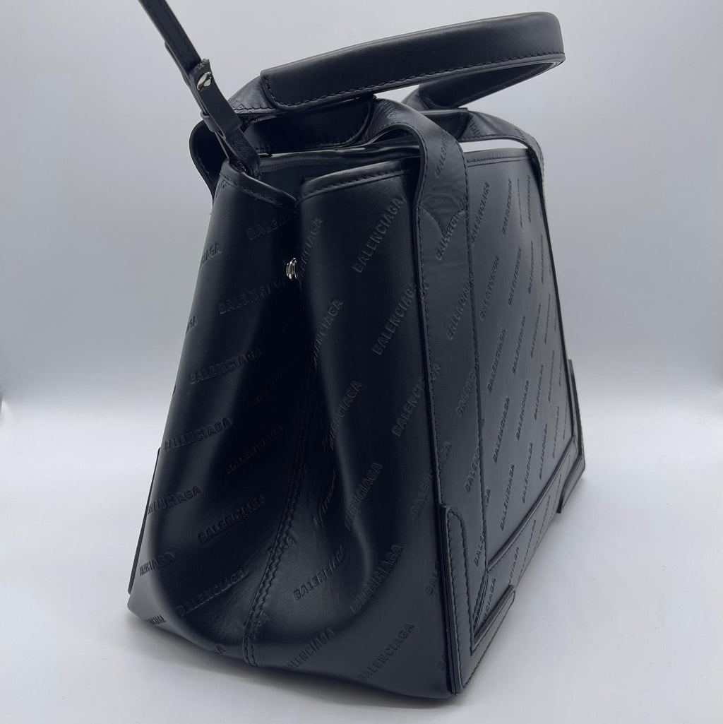 Balenciaga Navy Cabas S Bag