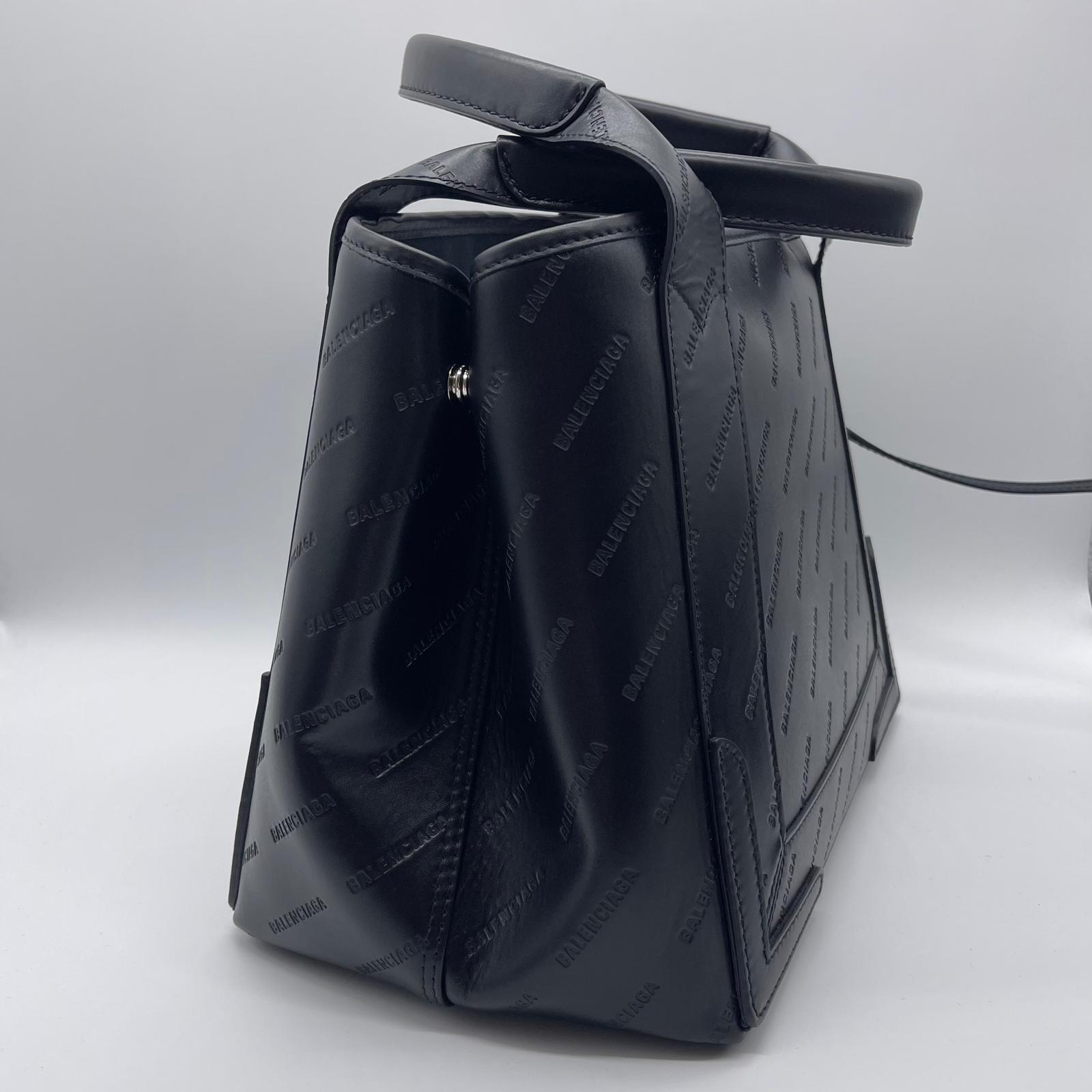Balenciaga Navy Cabas S Bag