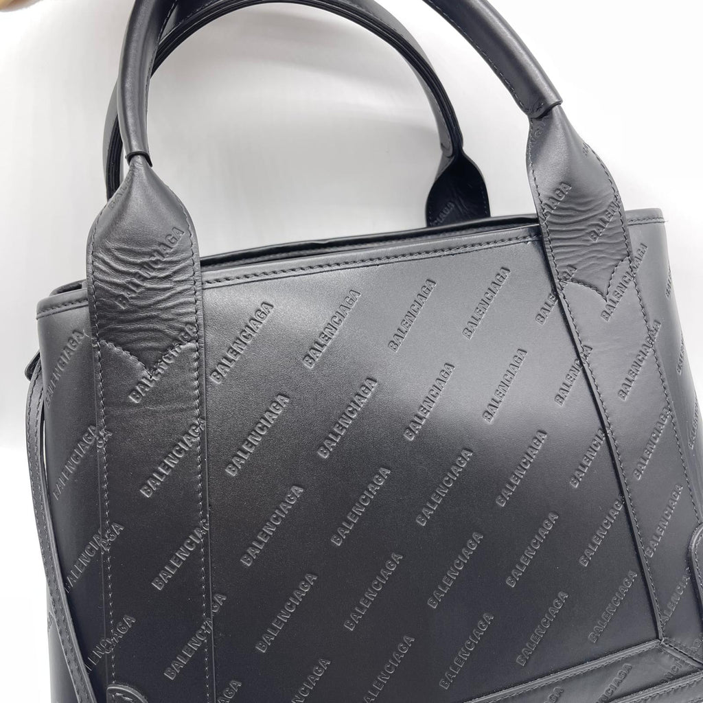 Balenciaga Navy Cabas S Bag