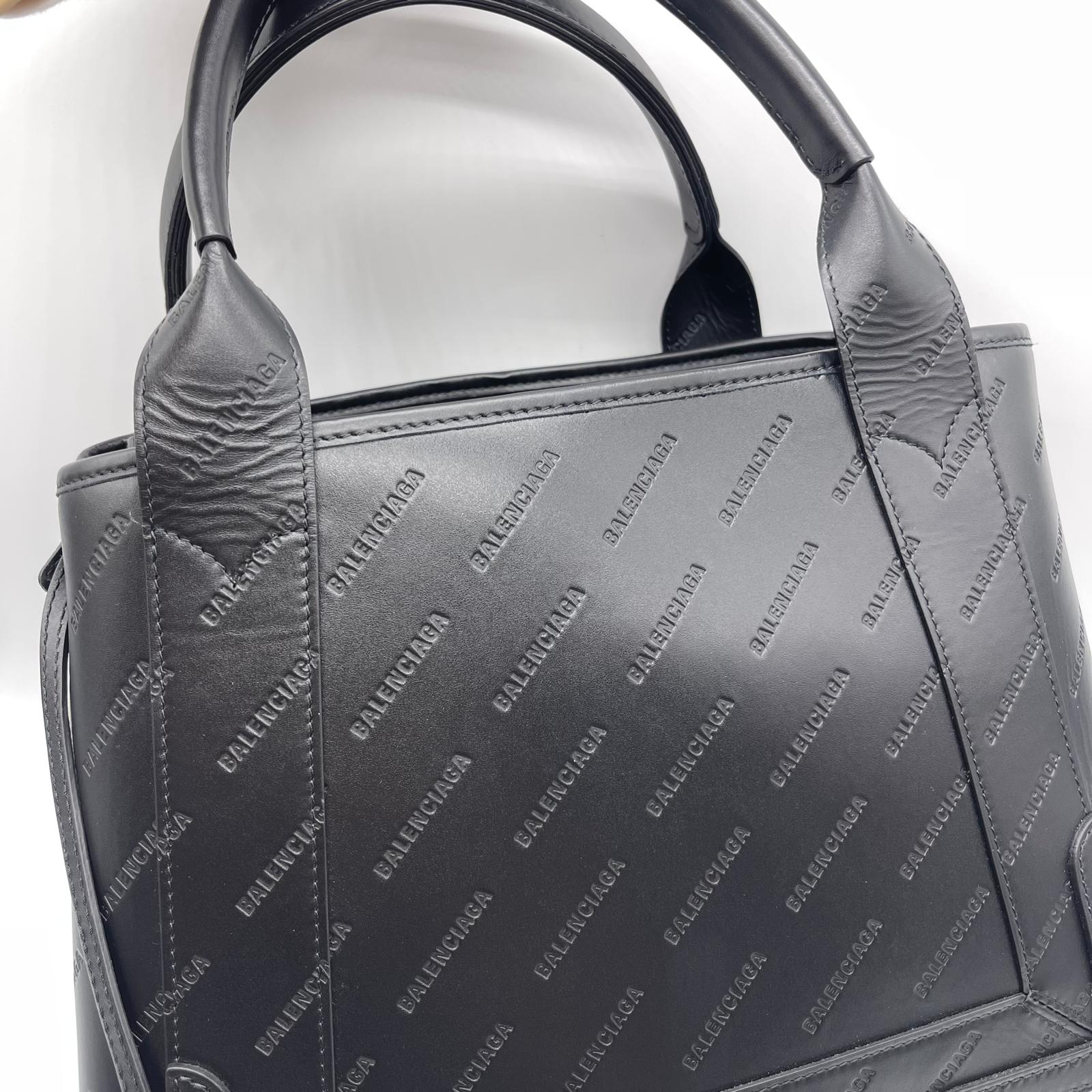 Balenciaga Navy Cabas S Bag