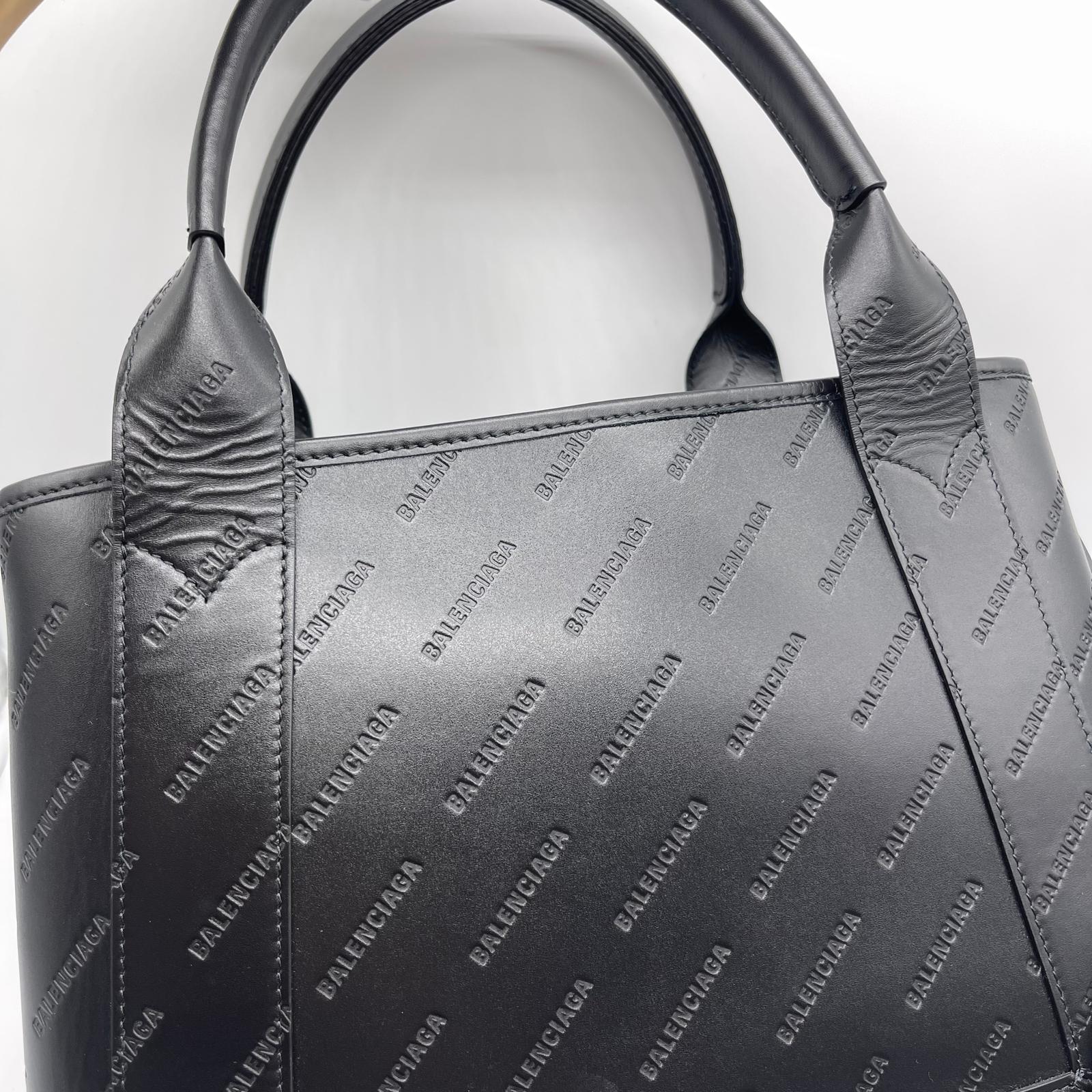 Balenciaga Navy Cabas S Bag