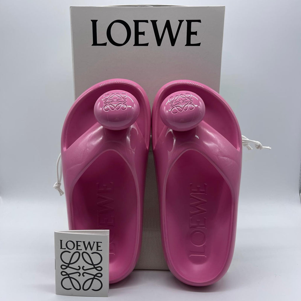Loewe Foam Pebble Toe Post Glossy Size37