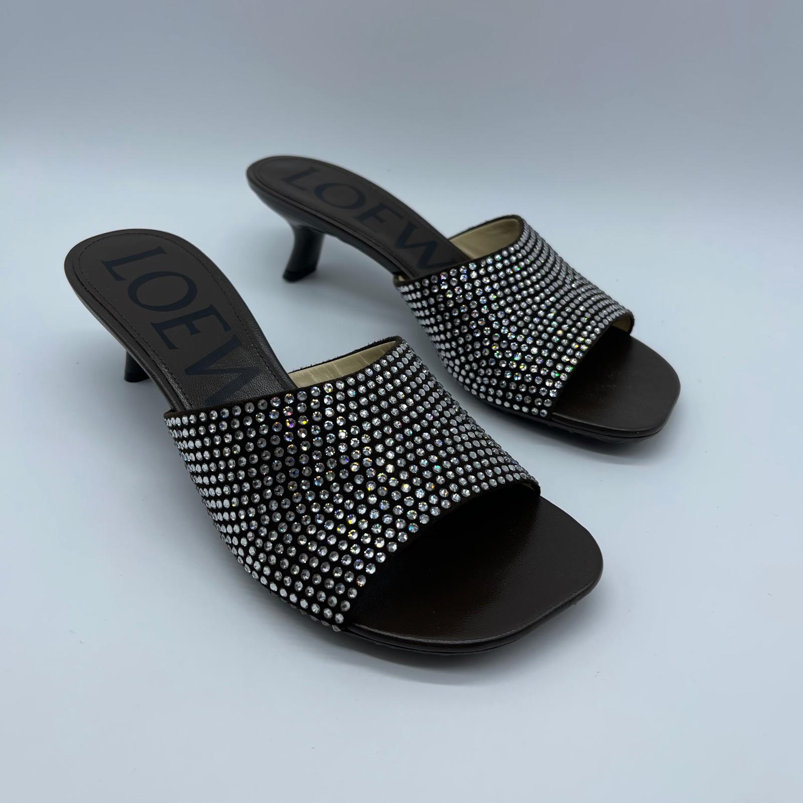 Loewe Petal Strassed Mule 45 Size36
