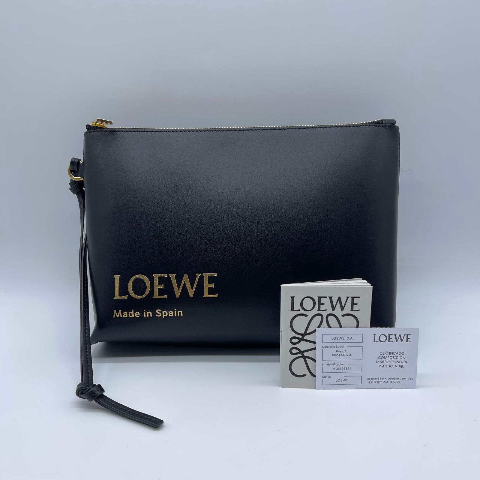 Loewe Embossed T Pouch