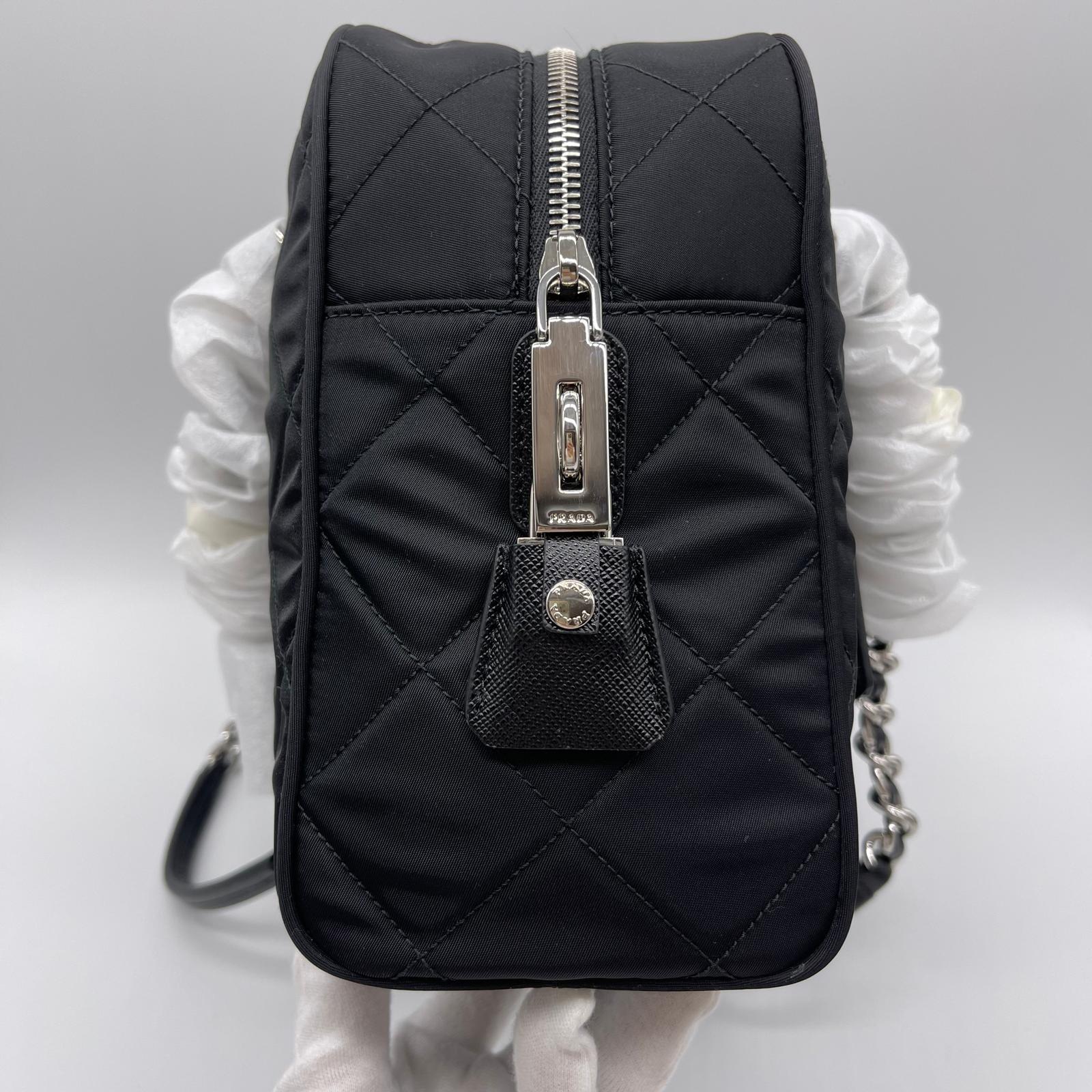 Prada Tessuto Impuntu Shoulder Bag